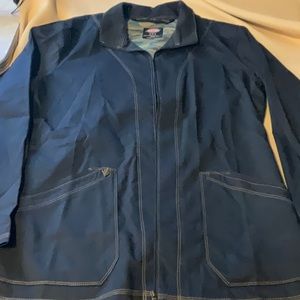 Dickies black scrub jacket medium